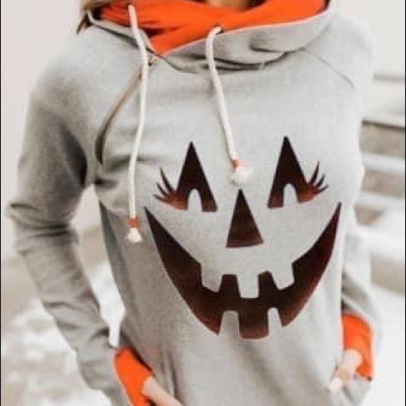Grey halloween hoodie - Picture 1 of 1